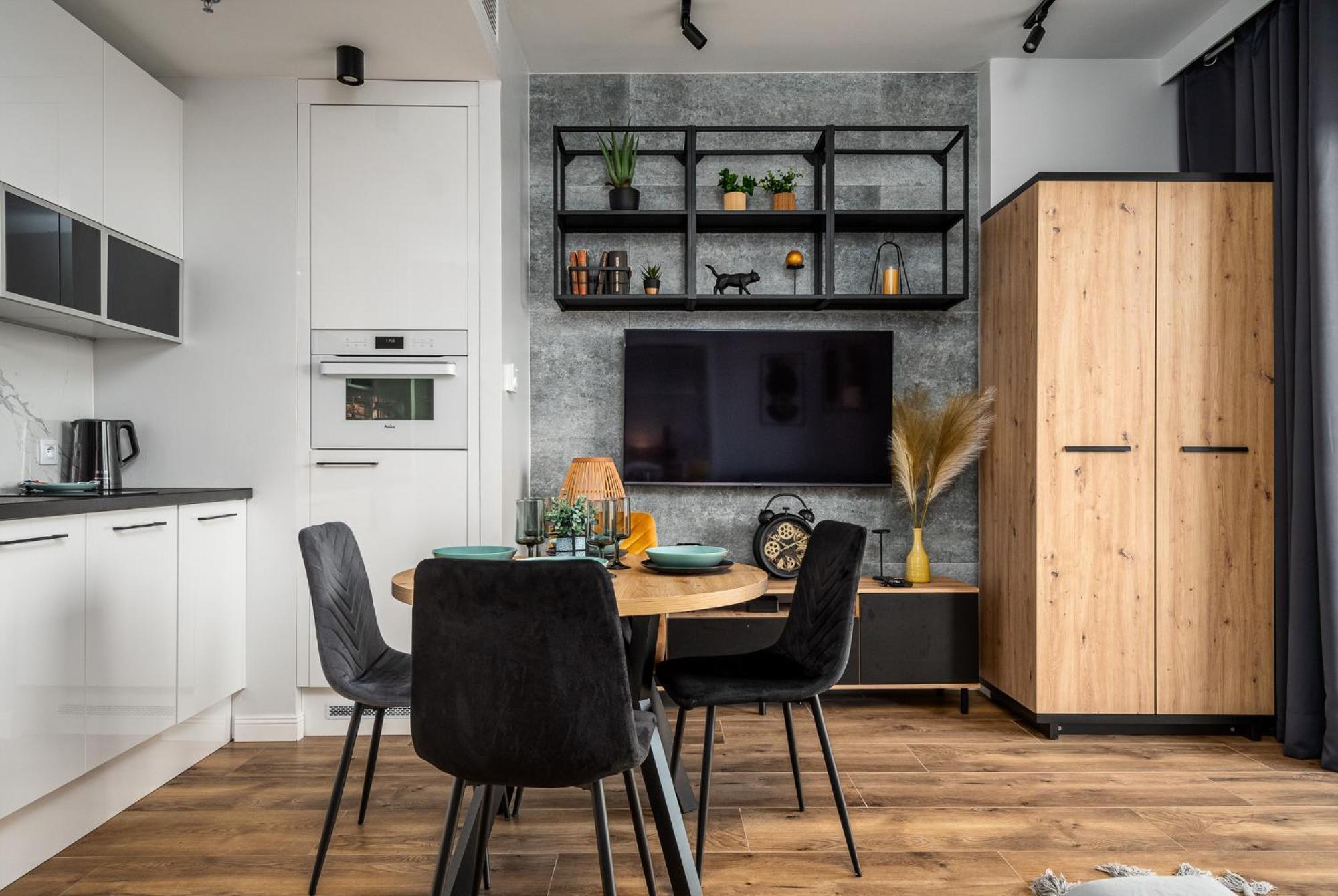 Wola Tower Deluxe Separate Bedroom With Free Garage - By Perfect Apart 华沙 外观 照片